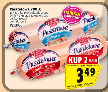 Pekpol Pasztetowa delikatesowa 200 g