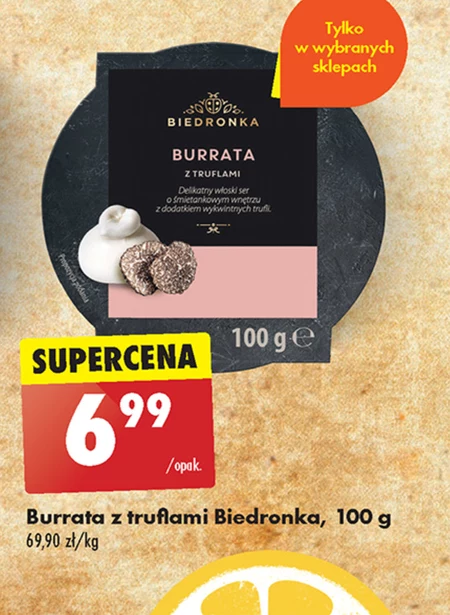 Burrata Biedronka