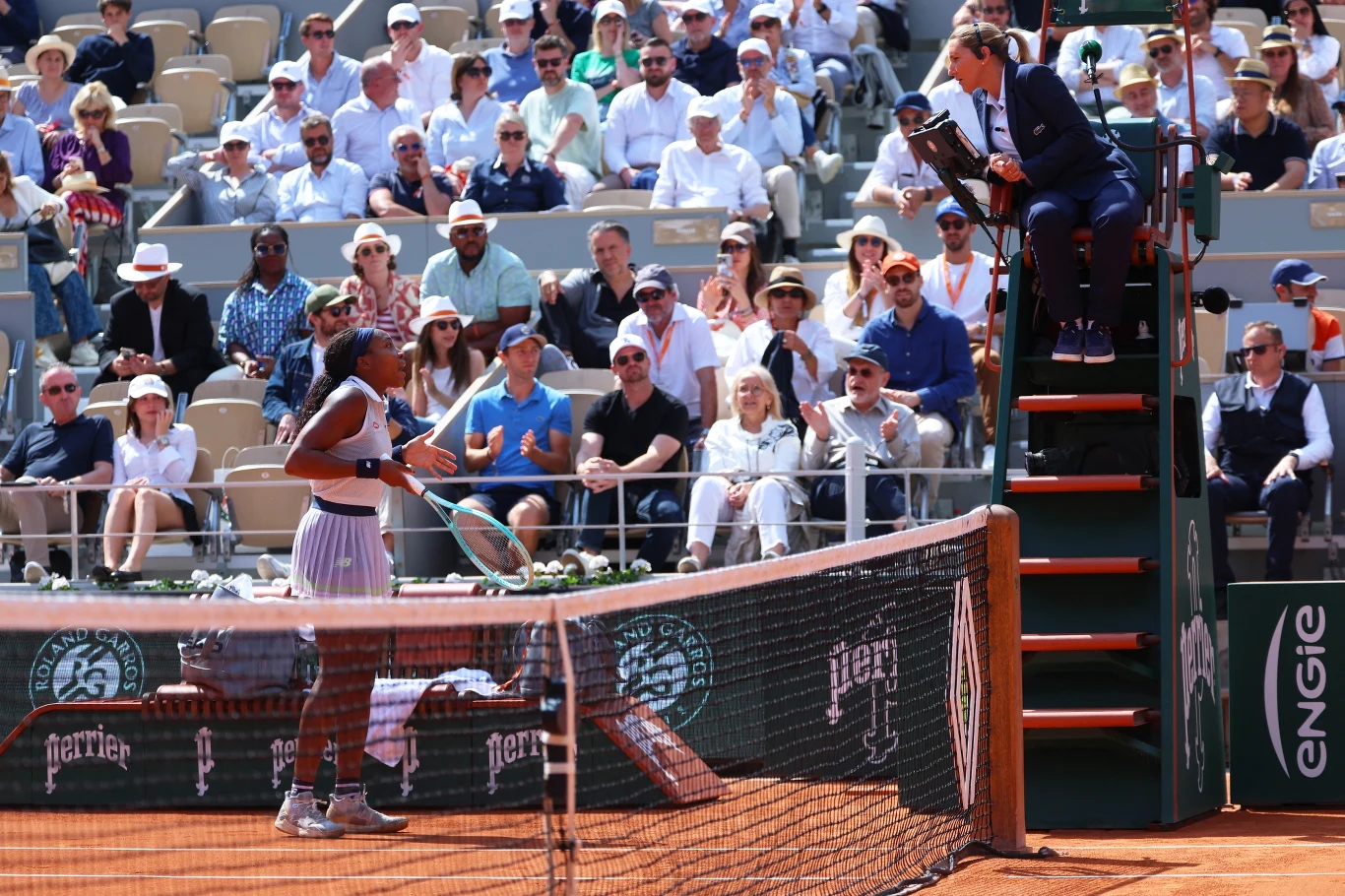 Cori Gauff w rozmowie z Aurélie Tourte Cori Gauff w rozmowie z Aurélie Tourte
