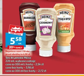Heinz Greek Style Sos czosnkowy 420 g niska cena