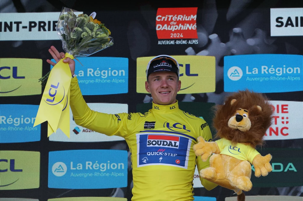 Remco Evenepoel pozostał liderem Remco Evenepoel pozostał liderem