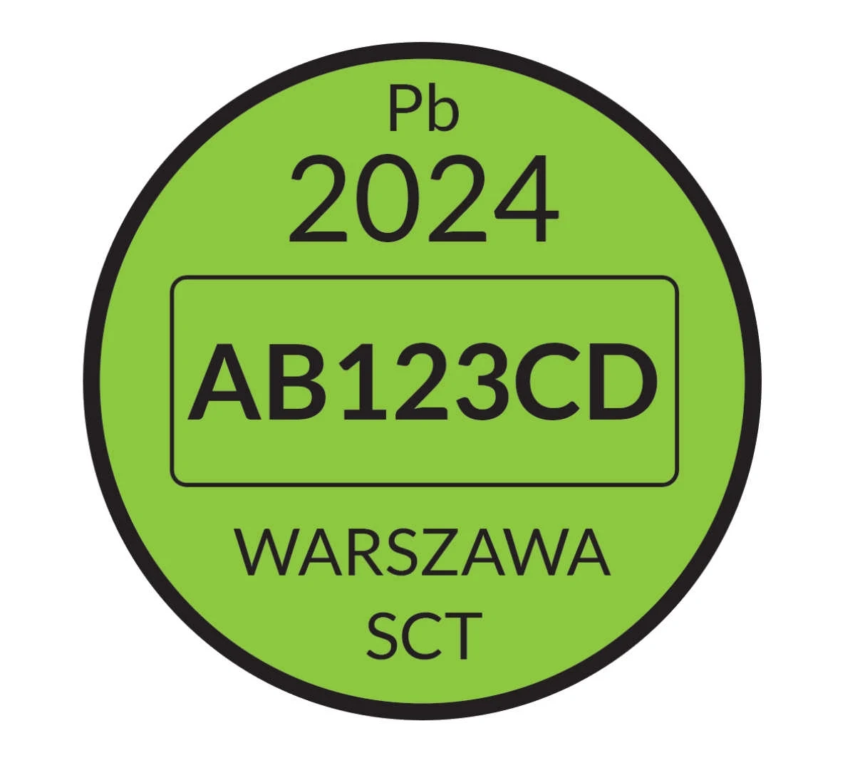 Nowy wzór nalepki uprawniającej do wjazdu na teren strefy czystego transportu