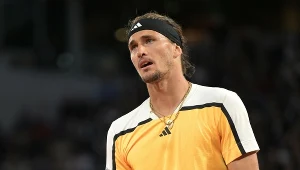 Aleksander Zverev podczas Rolanda Garrosa 2024