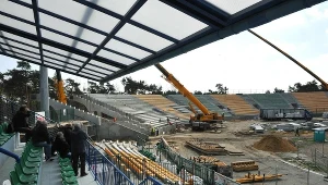 Przebudowa stadionu Falubazu Zielona Góra.