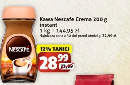 Nescafé Crema Kawa rozpuszczalna 200 g