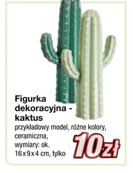 Figurka ceramiczna Kaktus