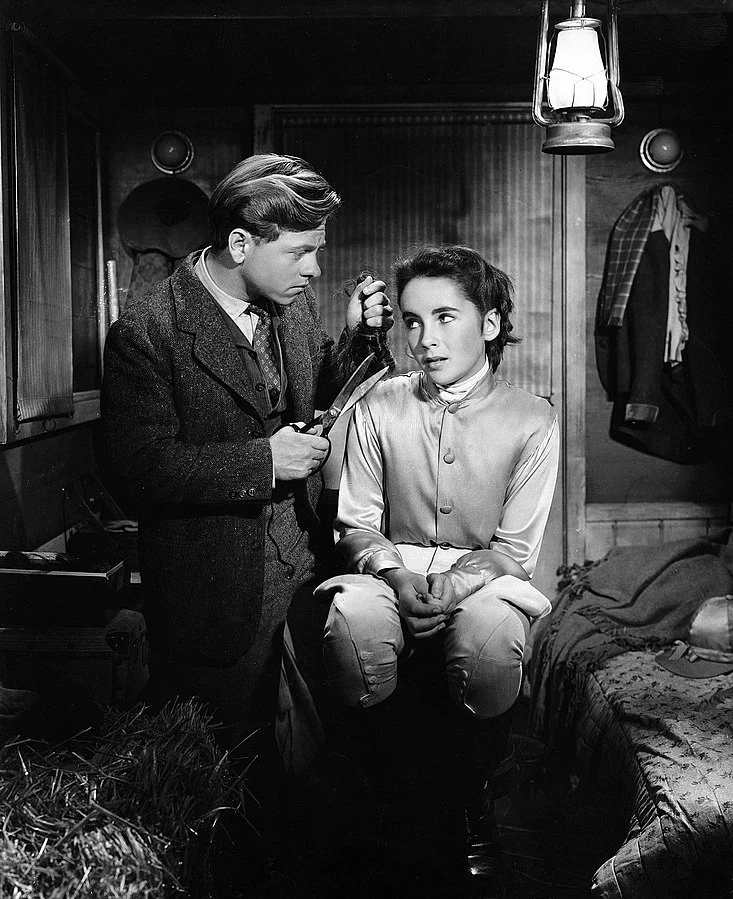 Liz Taylor w filmie "Wielka nagroda"