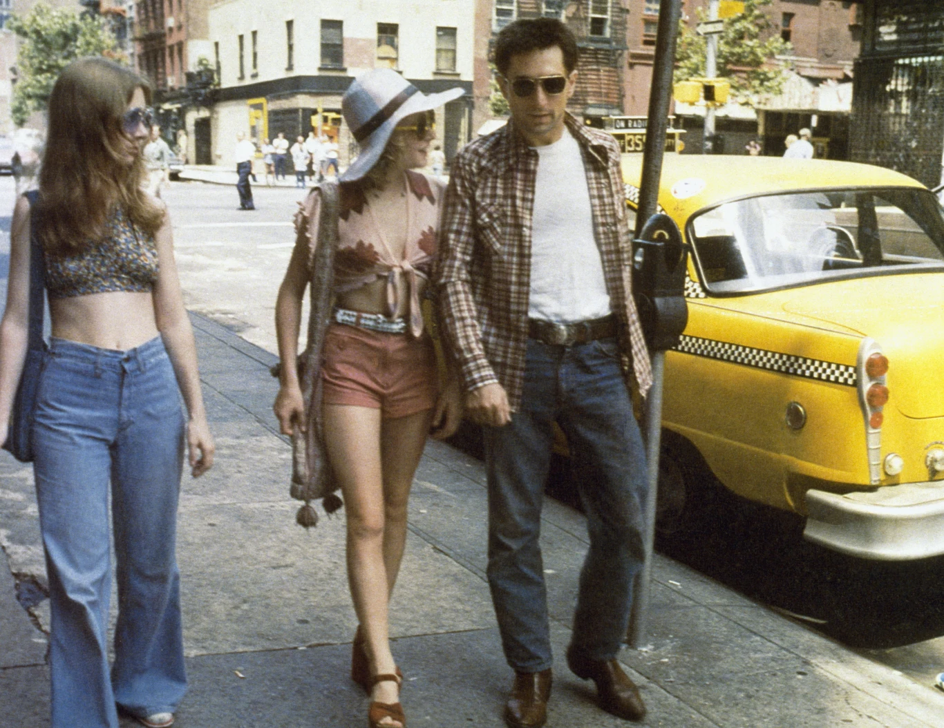 Jodie Foster i Robert De Niro w "Taksówkarzu"