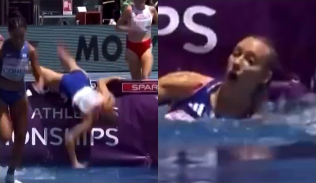 Upadek Francuzki Flavie Renouard