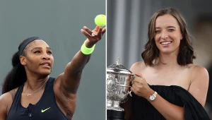 Serena Williams i Iga Świątek