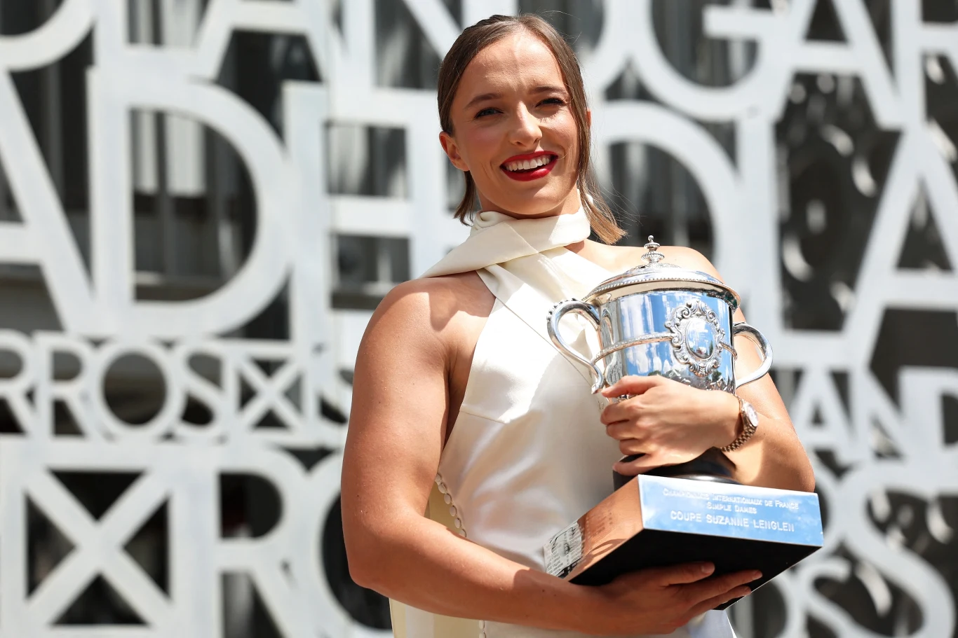 Iga Świątek po wygranej w Roland Garros 2024 Iga Świątek po wygranej w Roland Garros 2024