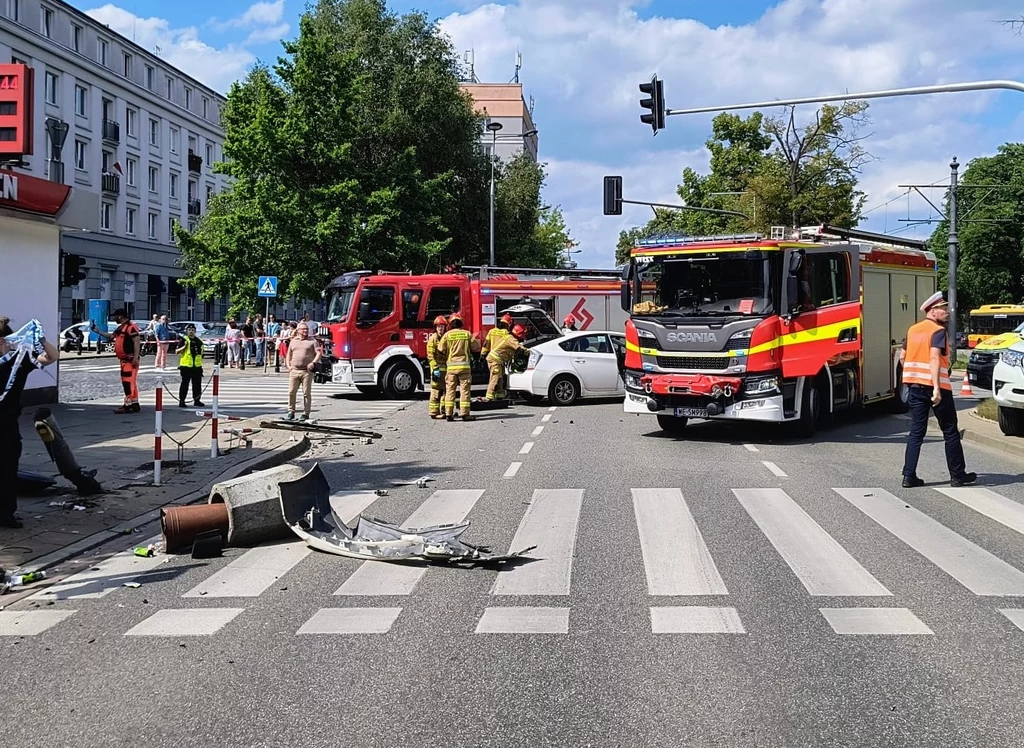 Wypadek w Warszawie Wypadek w Warszawie