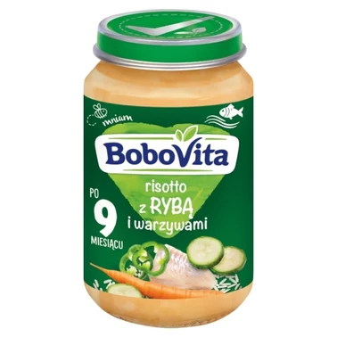 BoboVita Risotto z rybą i warzywami po 9 miesiącu 190 g - 0