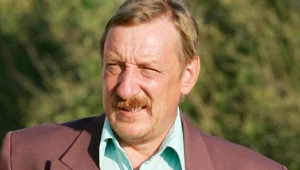 Sylwester Maciejewski na planie "Rancza", 2006 roku