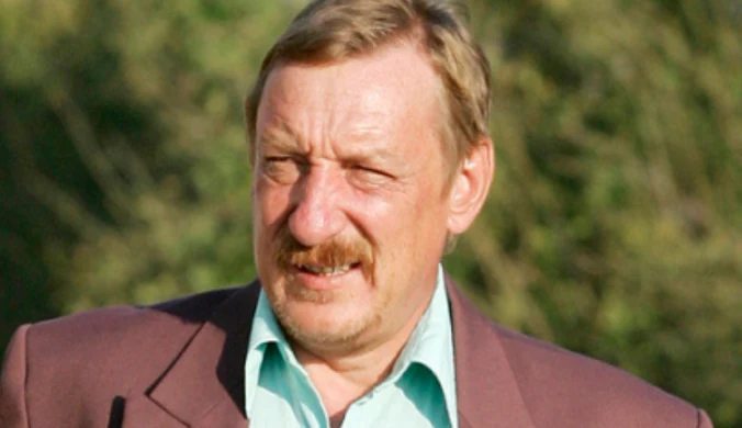 Sylwester Maciejewski na planie "Rancza", 2006 roku