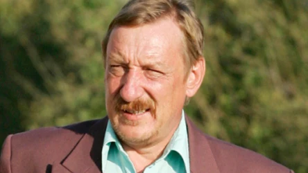 Sylwester Maciejewski na planie "Rancza", 2006 roku