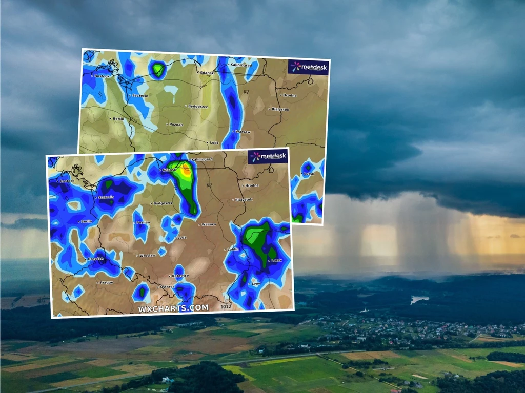 Przez najbliższe dni będzie deszczowo i nieprzyjemnie. NIe zabraknie też burz, miejscami nawet z gradem. W weekend zrobi się cieplej