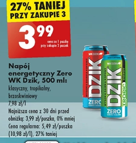 Napój energetyczny Dzik