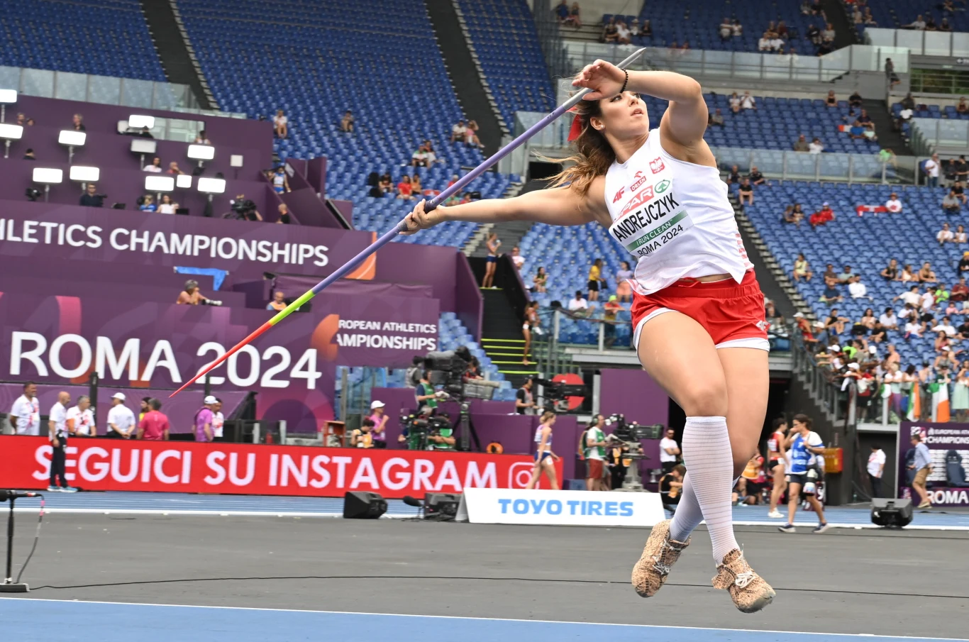 Maria Andrejczyk w Rzymie