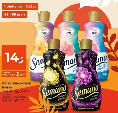 Płyn do płukania tkanin Semana