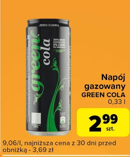 Napój Green cola