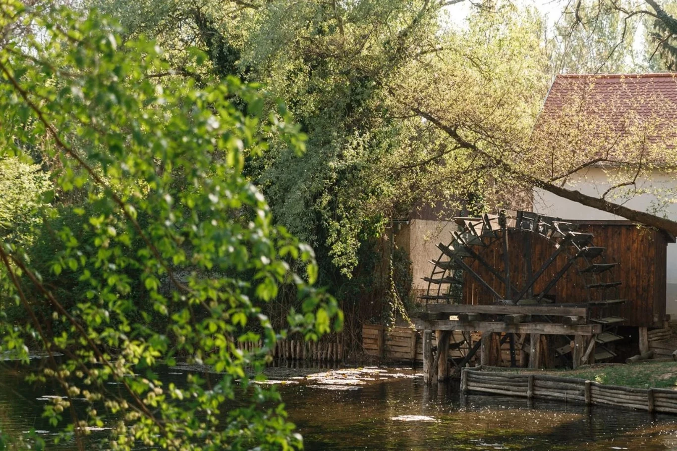 Młyn wodny na Wyspie Żytniej.