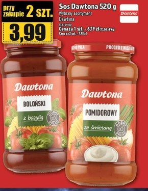 Sos pomidorowy Dawtona niska cena