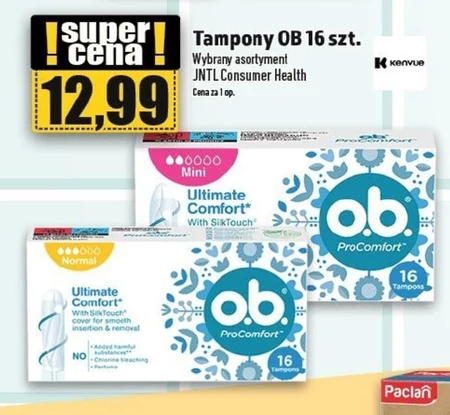 O.B. ProComfort Normal Tampony 16 sztuk