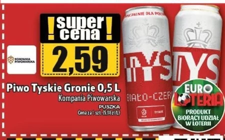Tyskie Piwo jasne 500 ml