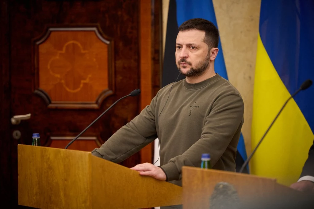 Prezydent Ukrainy Wołodymyr Zełenski Prezydent Ukrainy Wołodymyr Zełenski