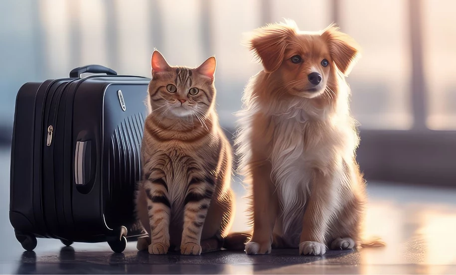 фотографія кота та собаки Adobe Stock