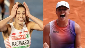 Natalia Kaczmarek i Iga Świątek