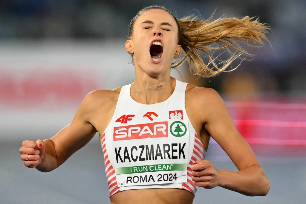 Finiszująca Natalia Kaczmarek Finiszująca Natalia Kaczmarek
