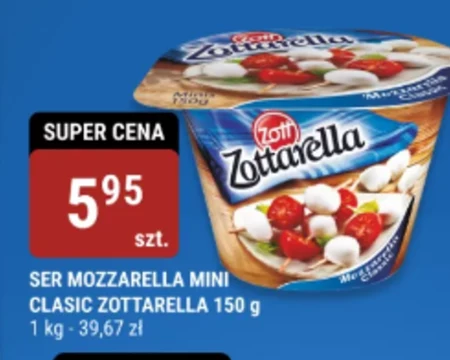 Zott Zottarella Minis Classic Ser mozzarella 270 g