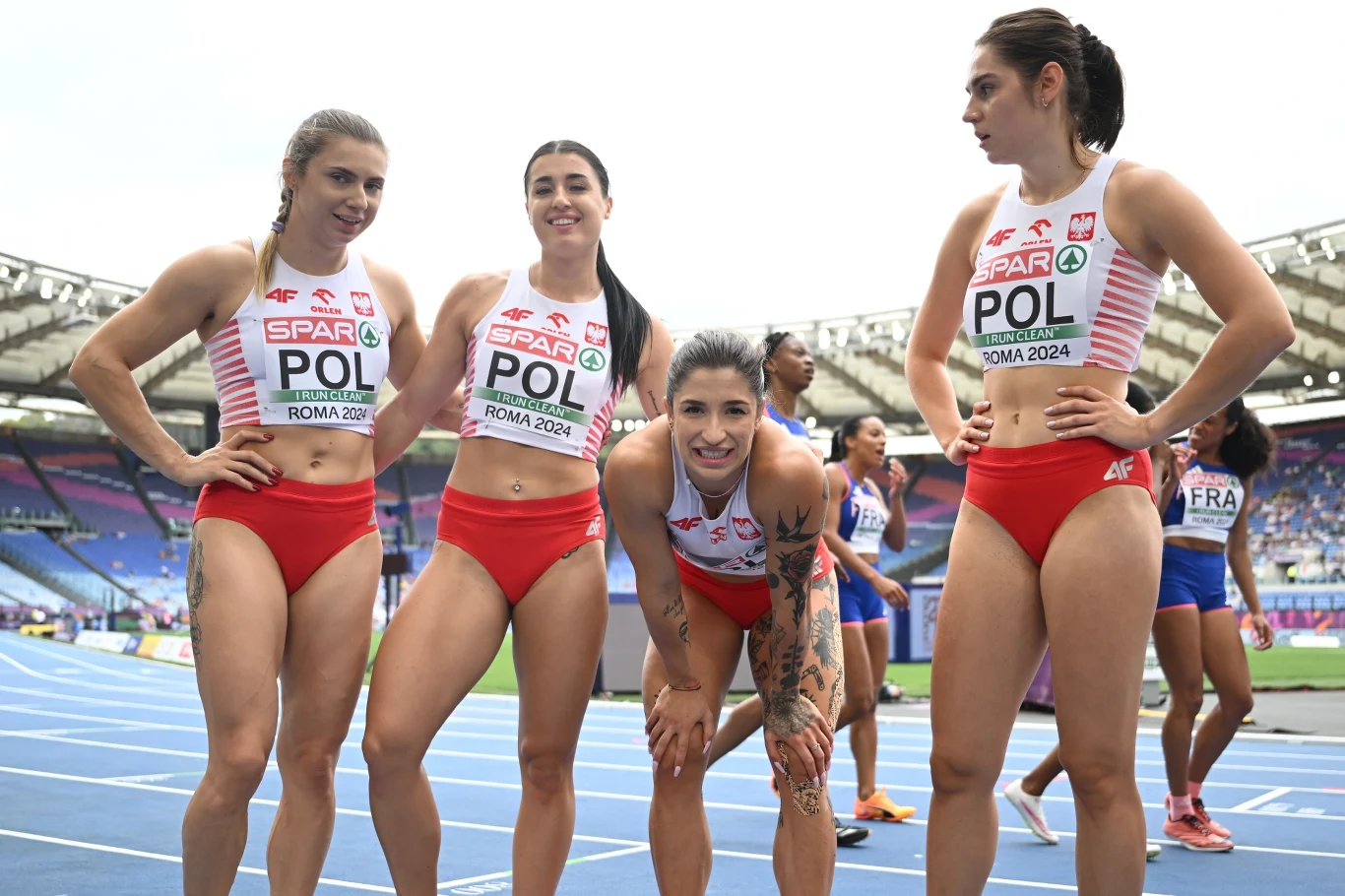 Kryscina Cimanouska, Monika Romaszko, Ewa Swoboda i Magdalena Stefanowicz Kryscina Cimanouska, Monika Romaszko, Ewa Swoboda i Magdalena Stefanowicz