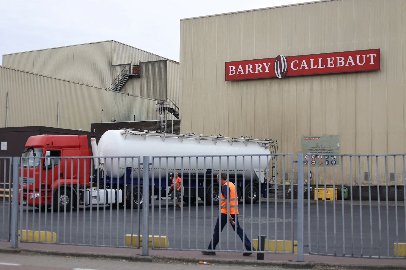Zakład produkcyjny Barry Callebaut pod Brukselą