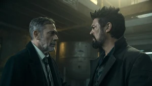 Jeffrey Dean Morgan i Karl Urban w serialu "The Boys"