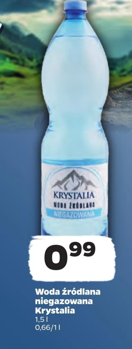 Woda niegazowana Krystalia