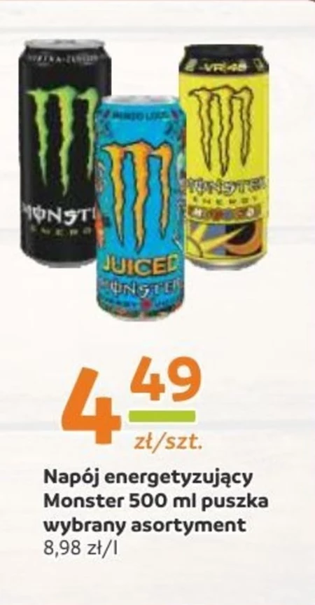 Monster Energy Mango Loco Gazowany napój energetyczny 500 ml