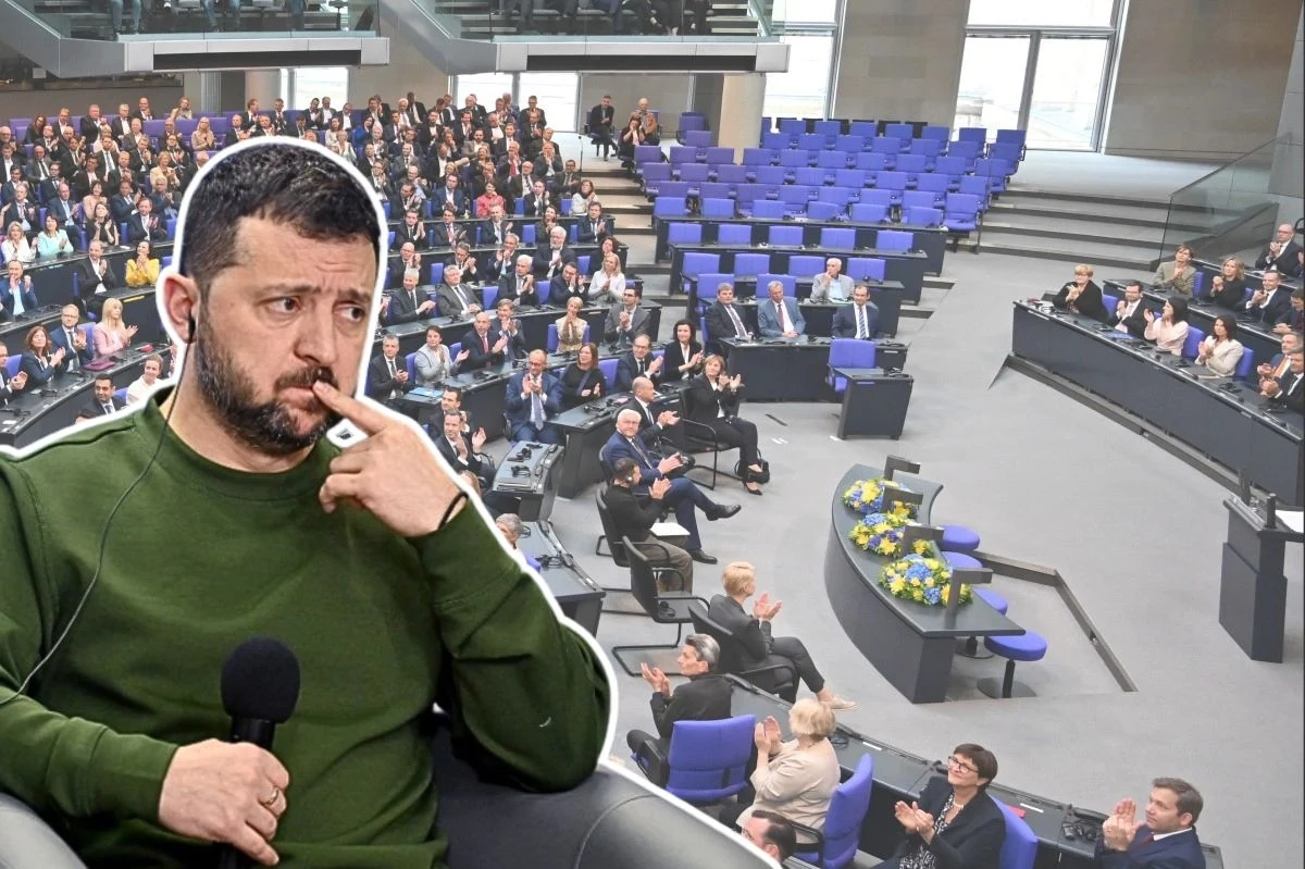 Politycy BSW i AfD opuścili salę plenarną Bundestagu, gdy Wołodymyr Zełenski rozpoczął swoje przemówienie Politycy BSW i AfD opuścili salę plenarną Bundestagu, gdy Wołodymyr Zełenski rozpoczął swoje przemówienie