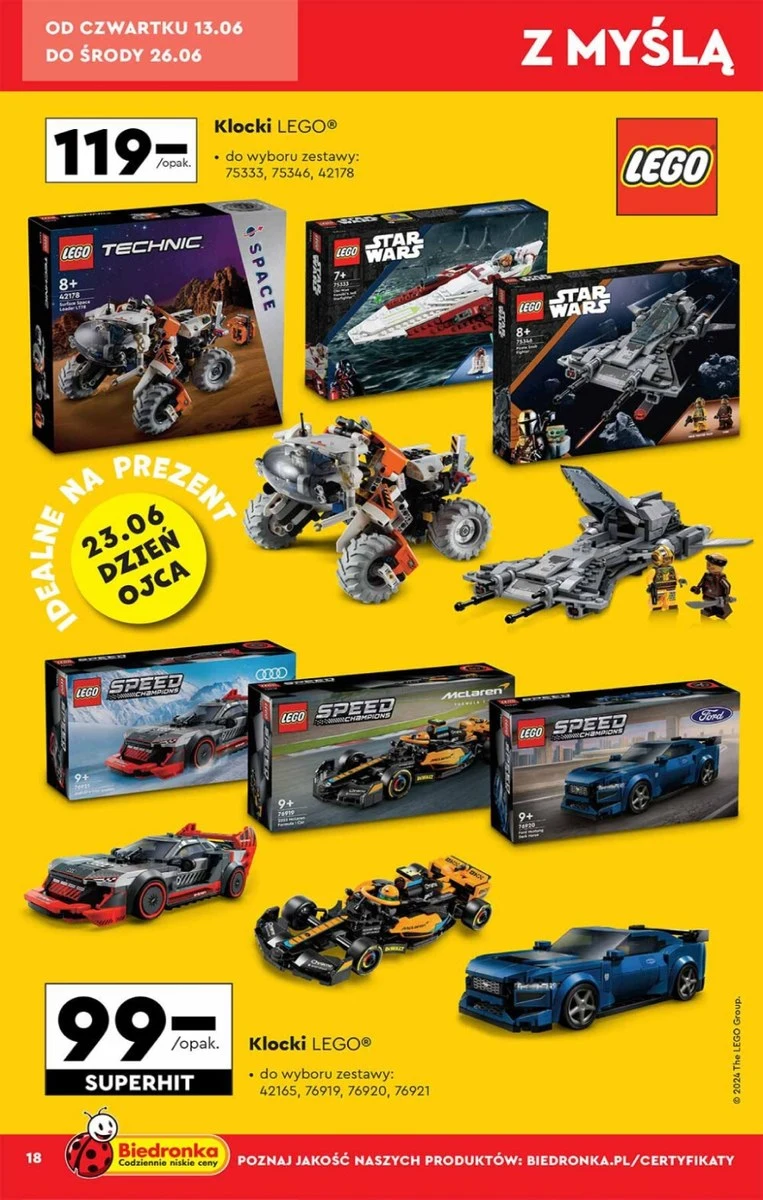 Klocki LEGO na promocji w Biedronce Klocki LEGO na promocji w Biedronce