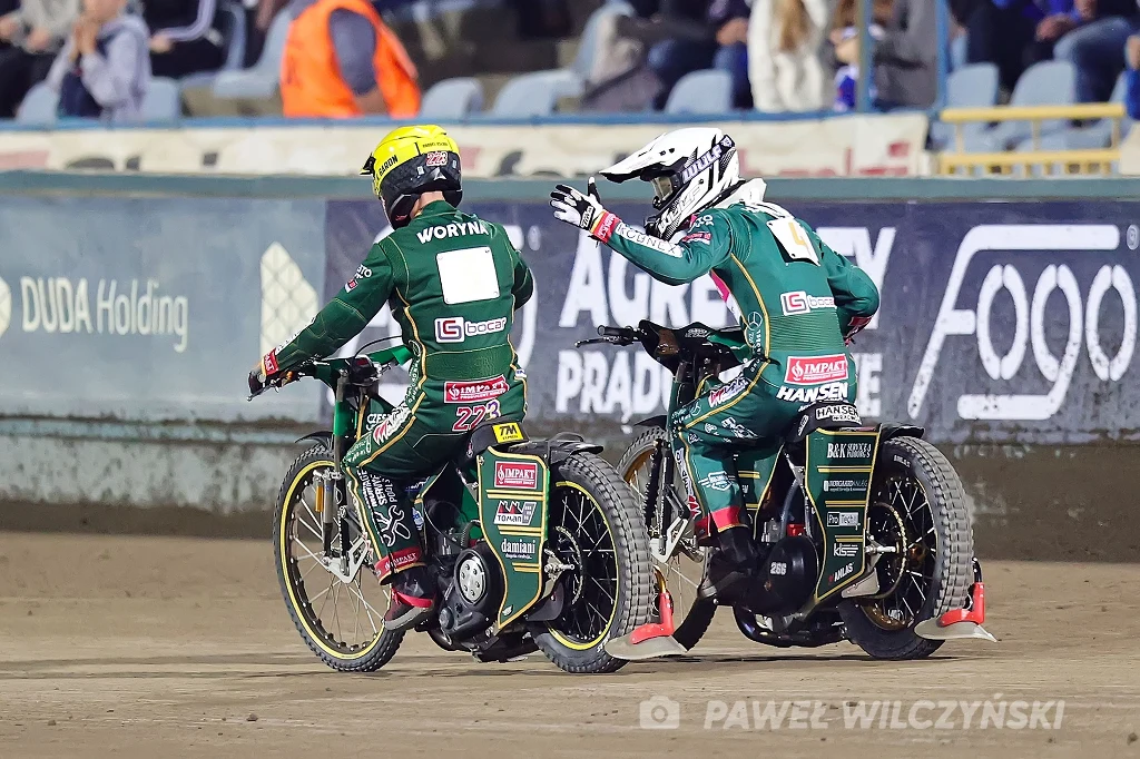Na zdjęciu: Kacper Woryna i Mads Hansen