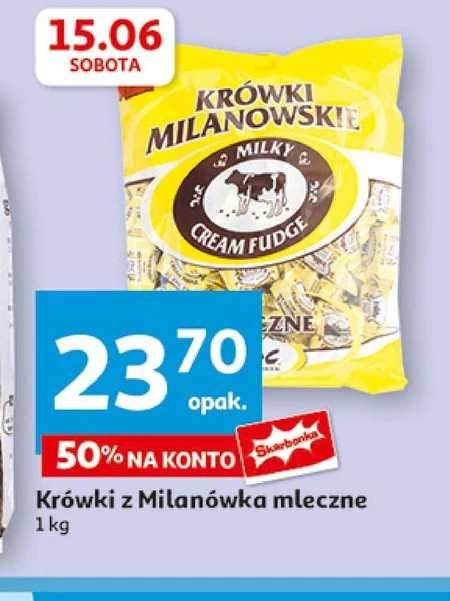 ZPC Milanówek Krówki milanowskie mleczne 1000 g