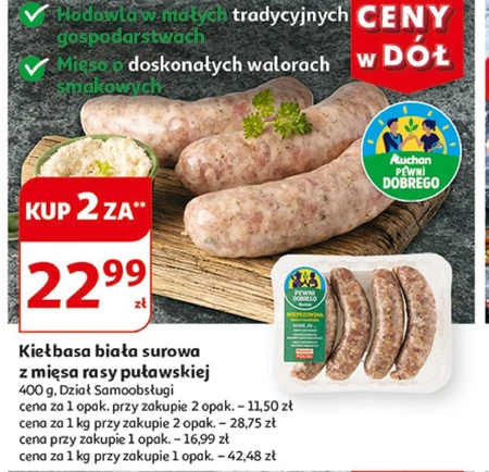 Kiełbasa biała Auchan