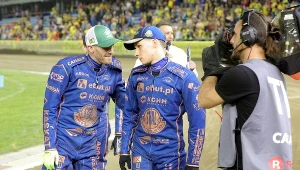 Martin Vaculik i Jakub Miśkowiak po meczu.