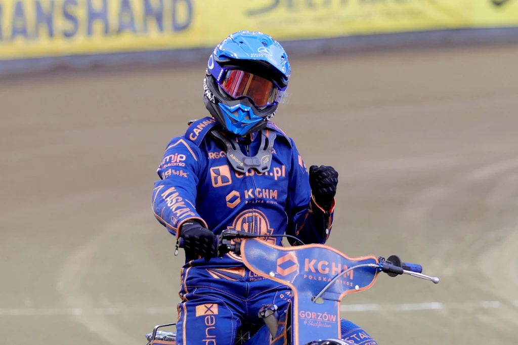 Jakub Miśkowiak cieszy się z wygranej. Jakub Miśkowiak cieszy się z wygranej.