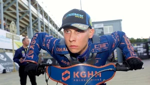 Jakub Miśkowiak szykuje się do startu.