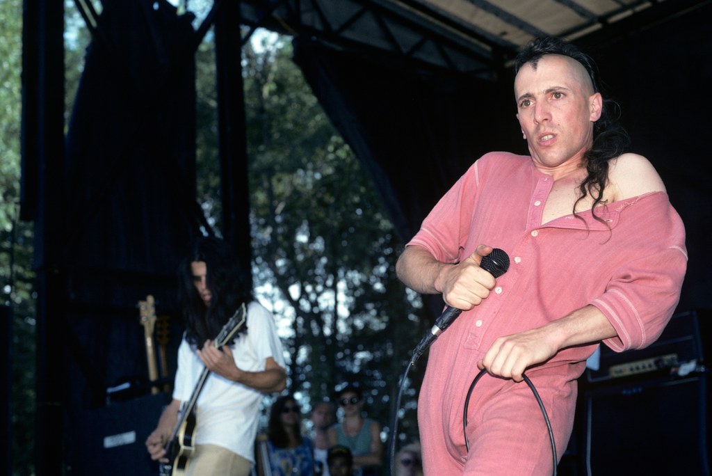 Maynard James Keenan (Tool) podczas trasy Lollapalooza 1993