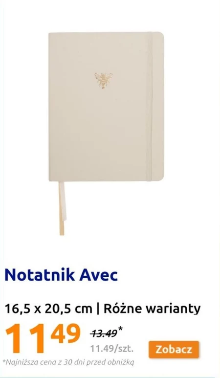 Notatnik Avec