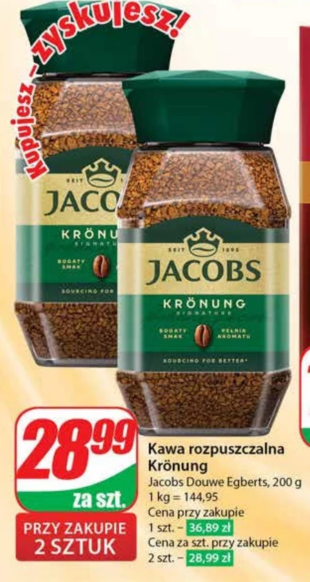 Jacobs Krönung Kawa rozpuszczalna 200 g